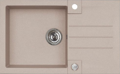 Фото товара: ALVEUS ROCK 130 GRANITAL TERRA -G22, мойка, гранит, бежевый (с сифоном 1105296)