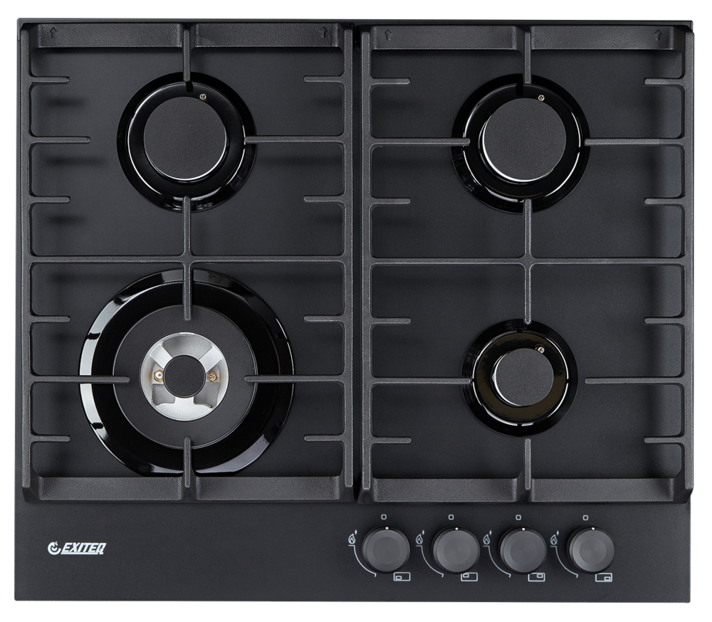 Фото товара: EXITEQ EXH-207 black matt газовая поверхность