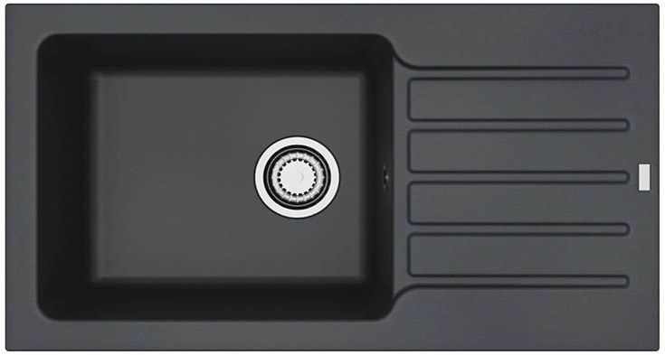 Фото товара: ALVEUS GRANITAL NIAGARA 90 G91 CARBON, мойка, гранит, карбон (с сифоном 1130548)