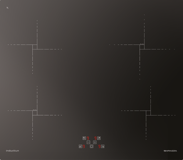 Фото товара: BARAZZA 1PIDG64N индукционная поверхность