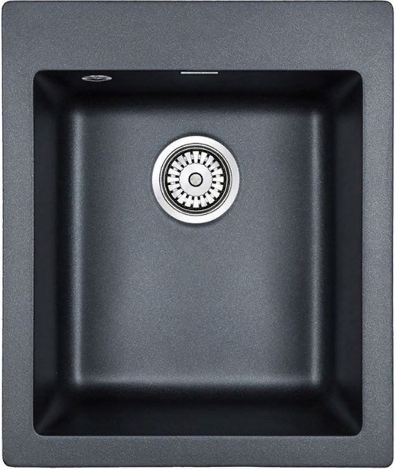 Детальное фото товара: Paulmark KANTE 40, мойка, гранит, черный металлик