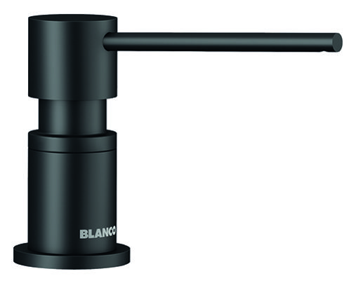Blanco Lato, дозатор жидкого моющего средства, черный матовый Фото товара: Blanco Lato, дозатор жидкого моющего средства, черный матовый