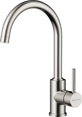 Omoikiri Shinagawa-BN, смеситель, нержавеющая сталь Фото товара: Omoikiri Shinagawa-BN, смеситель, нержавеющая сталь