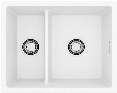 Фото товара: ALVEUS OMNI 50 GRANITAL ARCTIC-G11, мойка, гранит, белый (в комплекте с сифоном 1150202)