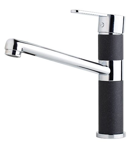 Фото товара: ALVEUS ZENIT CARBONE - G91, смеситель, гранит, карбон