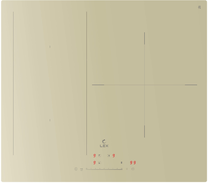 Фото товара: LEX EVI 631A IV индукционная поверхность