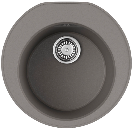 Фото товара: Omoikiri Miya 50R GR, мойка, гранит, leningrad grey