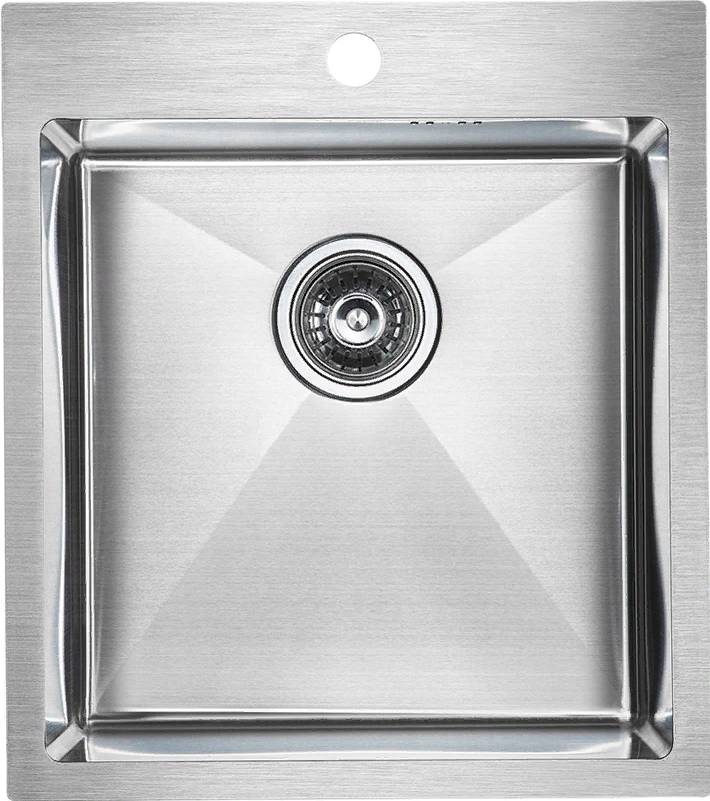 Детальное фото товара: Paulmark KRONER 45, мойка, нержавеющая сталь брашированная