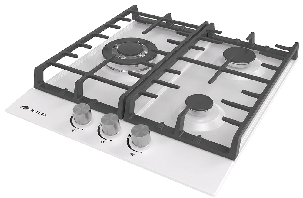 MILLEN MGH 451 WH Детальное фото товара: MILLEN MGH 451 WH газовая поверхность