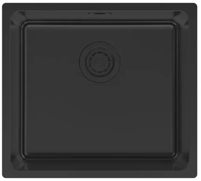 Фото товара: Paulmark YUNI 49 UNI, мойка, нержавеющая сталь, матовый черный