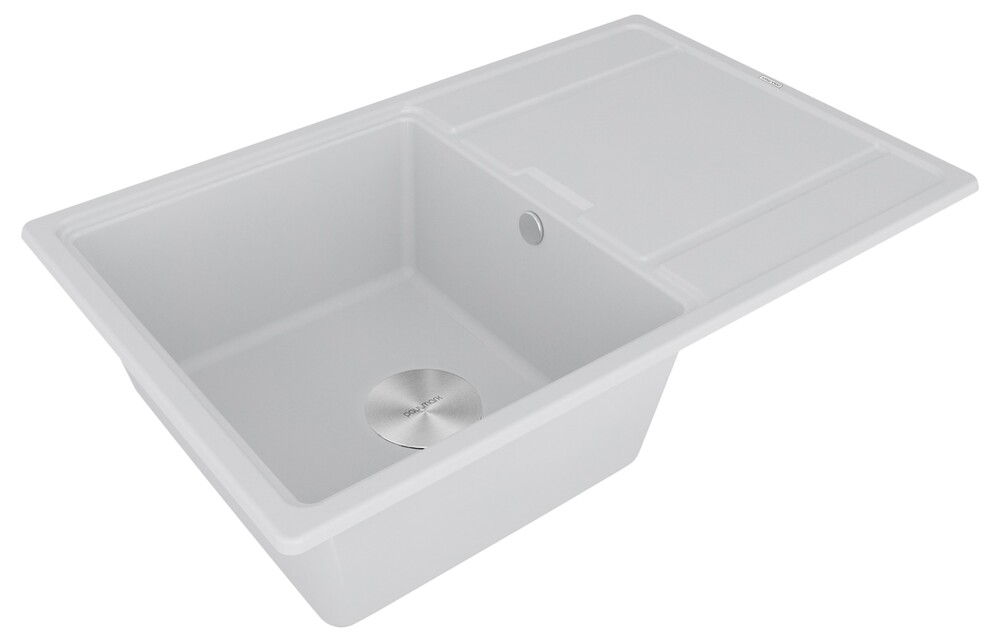 Детальное фото товара: Paulmark FLUGEN 50-780, мойка, гранит, белый