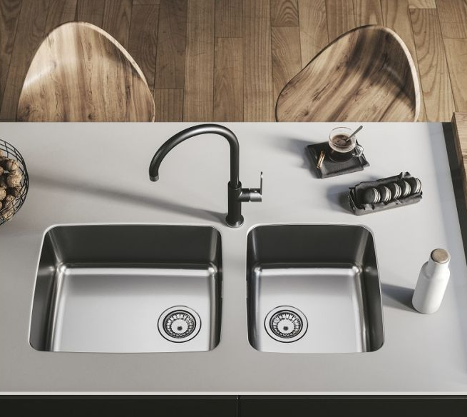 Детальное фото товара: ALVEUS LUNO 30 SAT, мойка, нержавеющая сталь (без выпуска и сифона в комплекте)