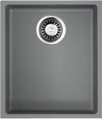 Фото товара: Omoikiri Bosen 38-U-GR, мойка, гранит, leningrad grey