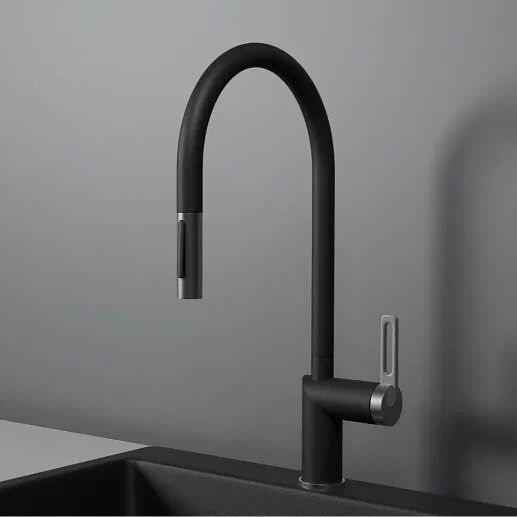 Фото товара: GRANULA 8172 смеситель, гранит, шварц