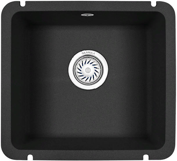 Фото товара: GRANULA 3601 мойка, гранит, черный