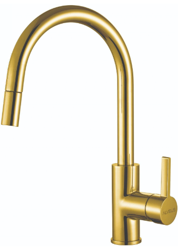 Фото товара: ALVEUS TESLA-P MONARCH GOLD, смеситель, золото