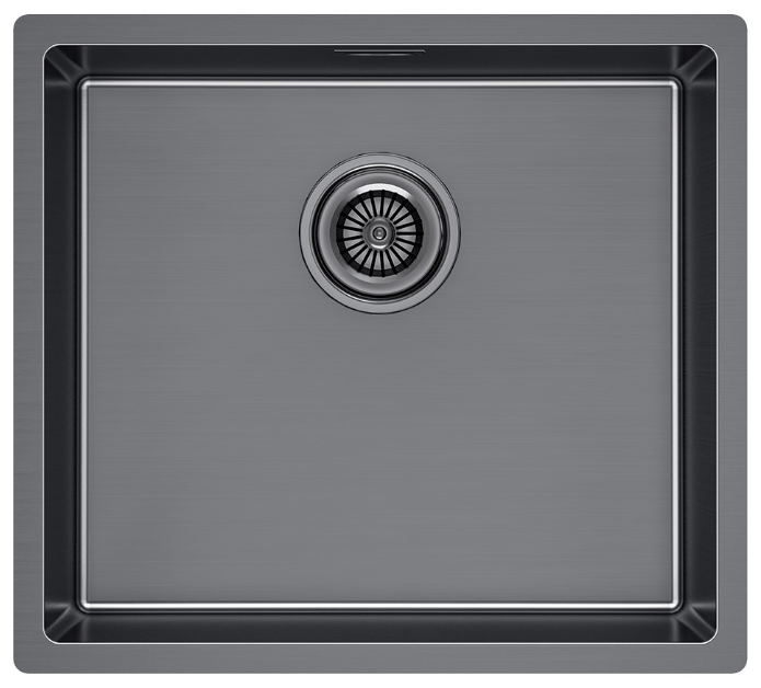 Фото товара: Paulmark LASSAN 49 UNI, мойка, нержавеющая сталь, вороненая сталь
