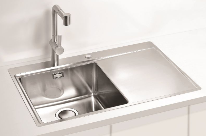 Детальное фото товара: ALVEUS PURE UP 40 KMB 90 FI левая, мойка, нержавеющая сталь сатин (в комплекте с сифоном 1123351)
