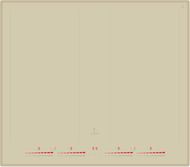 Фото товара: LEX EVI 641С IV индукционная поверхность