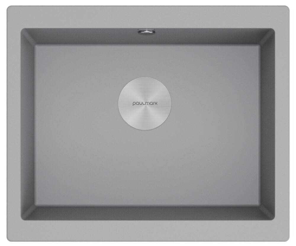 Фото товара: Paulmark GERA, мойка, гранит, серый металлик