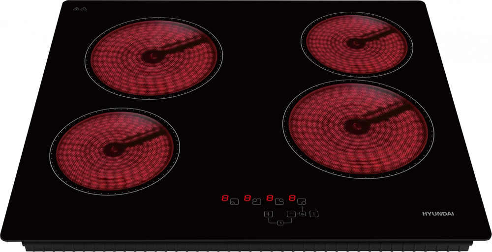 Детальное фото товара: Hyundai HHE 6410 BG стеклокерамическая поверхность