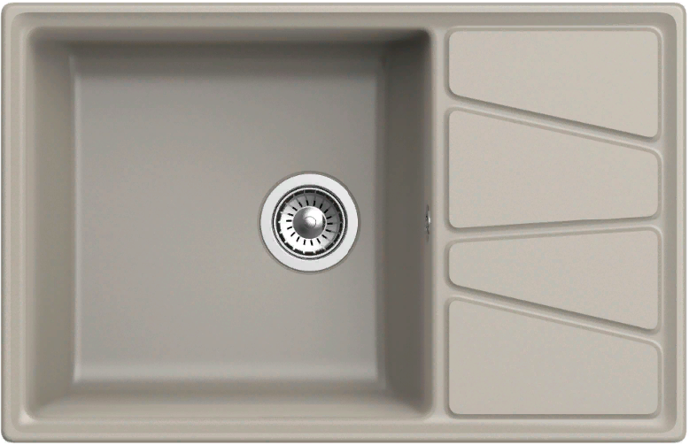 Фото товара: GranFest VERTEX GF-V-780L, мойка, мрамор, топаз