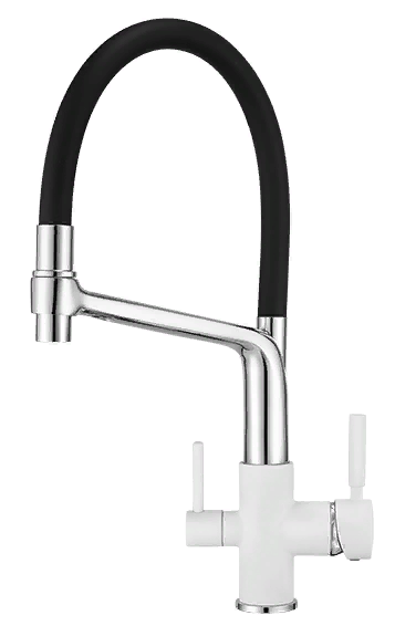 Фото товара: GRANULA 0083 смеситель, гранит, арктик (белый)