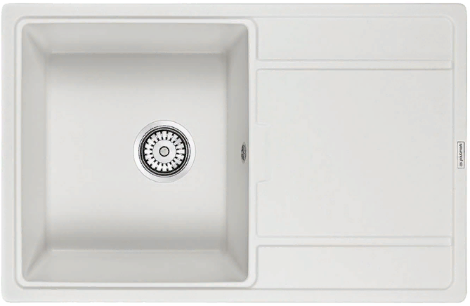 Детальное фото товара: Paulmark FLUGEN 50-780, мойка, гранит, белый