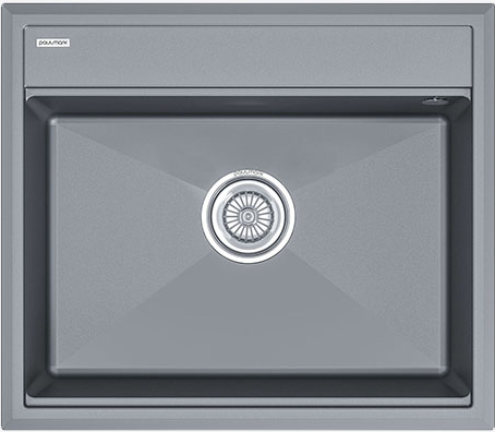 Детальное фото товара: Paulmark STEPIA 60, мойка, гранит, серый металлик