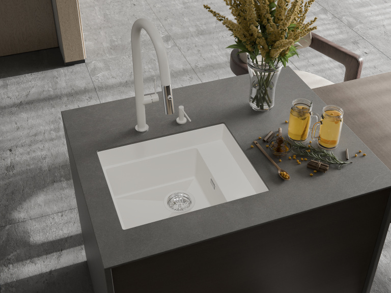 Детальное фото товара: Rivelato NOBILE NB-544-R brina, мойка, гранит, иней