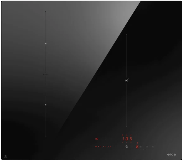 Фото товара: ELICA RATIO CONNEX 603 PLUS BL индукционная поверхность