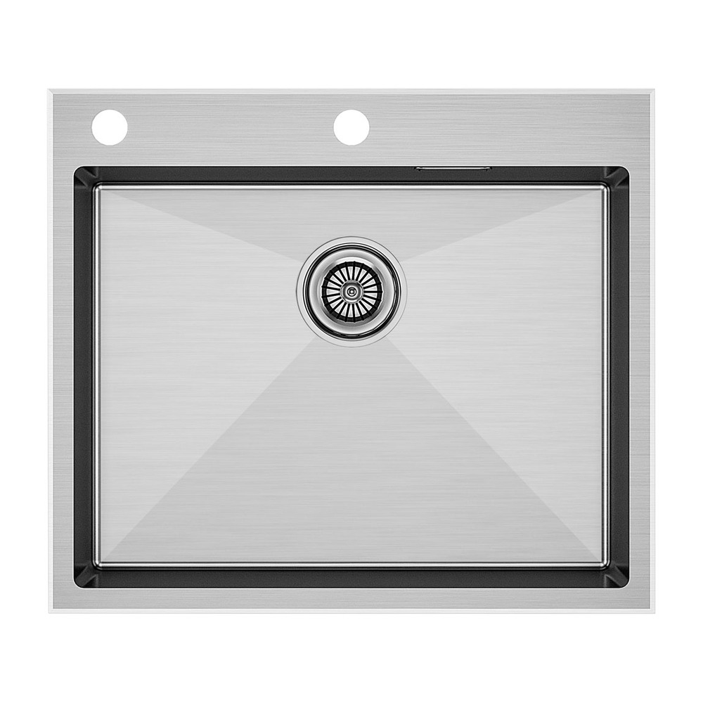 Фото товара: Paulmark KRONER-EDGE 59, мойка, нержавеющая сталь брашированная