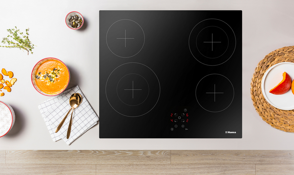 Детальное фото товара: Hansa BHC96508 стеклокерамическая поверхность