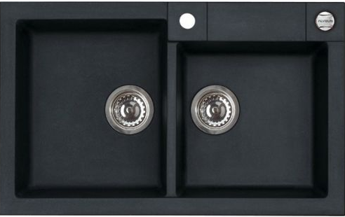 ALVEUS ROCK 90 GRANITAL CARBON-G91, мойка, гранит, черный (с сифоном 1105299) Фото товара: ALVEUS ROCK 90 GRANITAL CARBON-G91, мойка, гранит, черный (с сифоном 1105299)