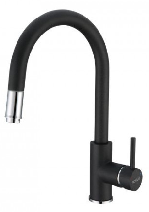 Фото товара: ALVEUS DELOS - P G91 CARBON, смеситель, гранит, карбон