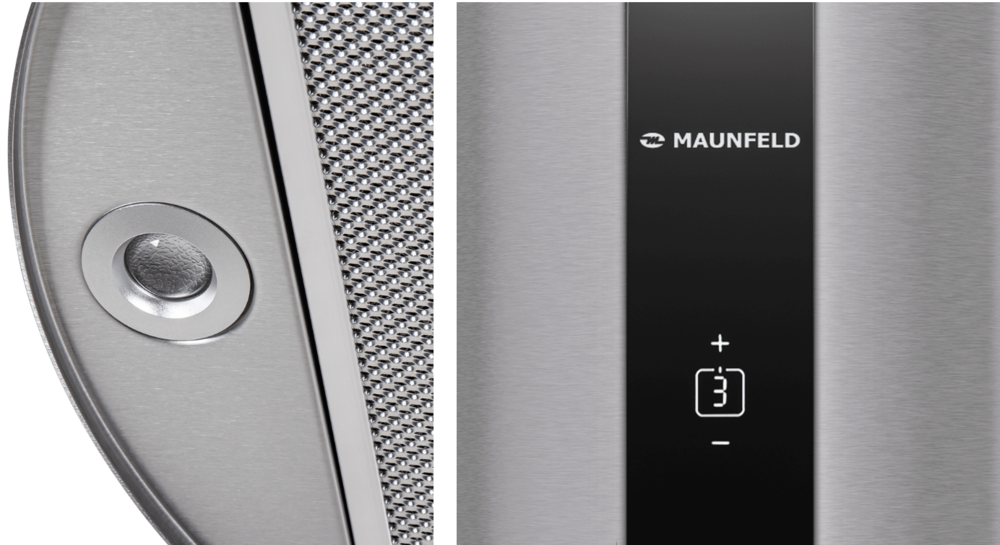 Детальное фото товара: Maunfeld Lee Wall 35 Sensor Inox
