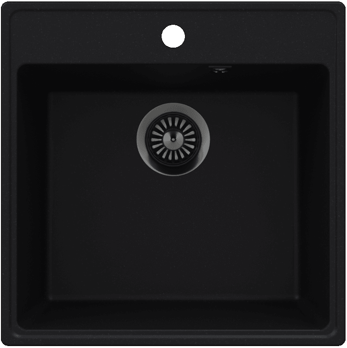 Фото товара: Maunfeld Perla 505 MFQS-505B, мойка, гранит, черный