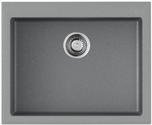 Фото товара: Omoikiri Bosen 61-GR, мойка, гранит, leningrad grey