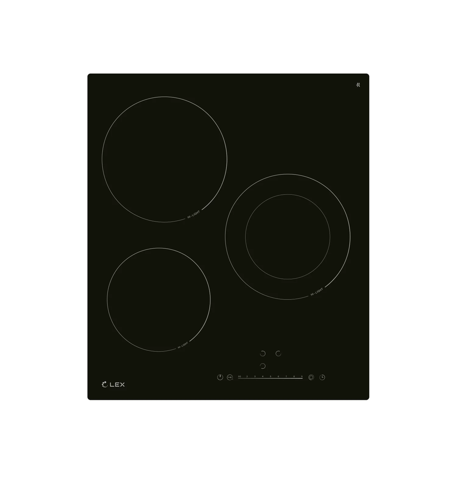 Фото товара: LEX EVH 431A BL стеклокерамическая поверхность