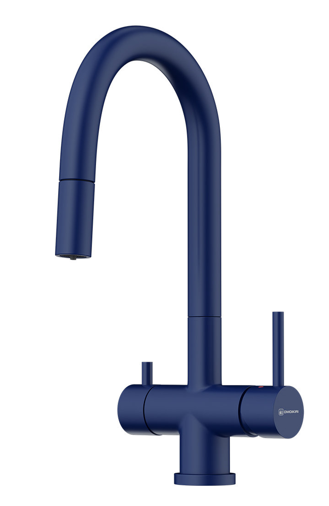 Фото товара: Omoikiri Akita-S IB, смеситель, indigo blue