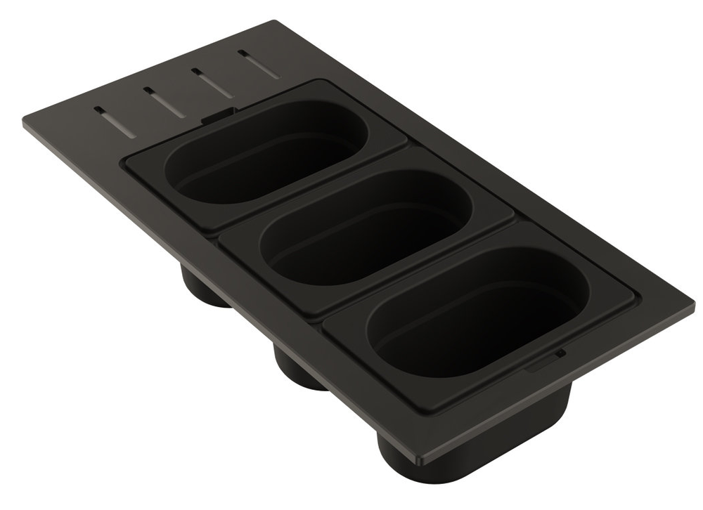 Фото товара: Omoikiri DC-02-3-GB, контейнер, нержавеющая сталь/графит