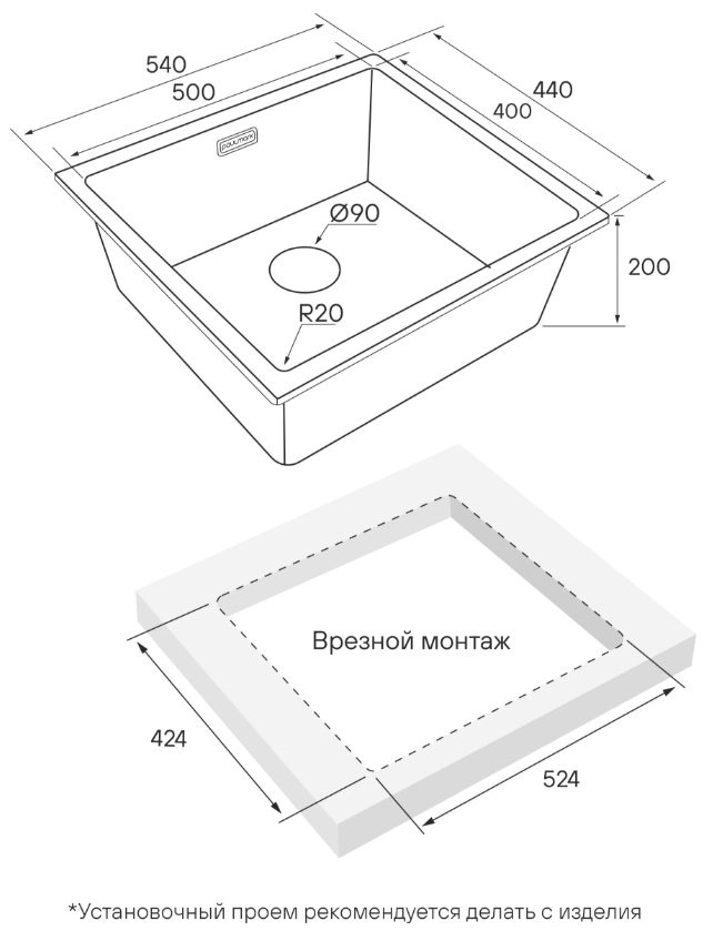 Схема встраивания