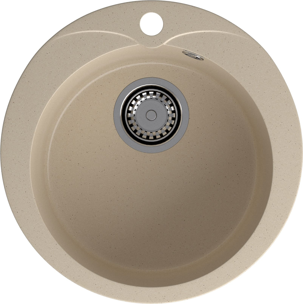 Фото товара: GranFest RONDO GF-R-480, мойка, мрамор, кашемир