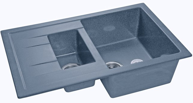 Фото товара: GranFest QUADRO GF-Q-775 KL, мойка, мрамор, графит