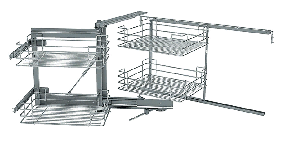 Фото товара: Sige Magic-4 Compact волшебный уголок в нижний шкаф шириной 800 мм, левый