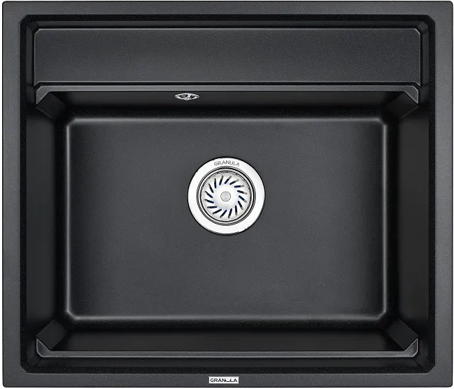 GRANULA 6003 мойка, гранит, черный Фото товара: GRANULA 6003 мойка, гранит, черный