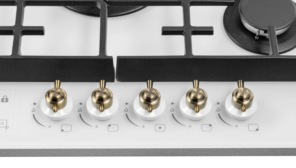 Детальное фото товара: HIBERG VM 7255 W газовая поверхность