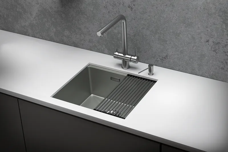 Детальное фото товара: GRANULA 5045U, мойка, нержавеющая сталь, сталь матовая