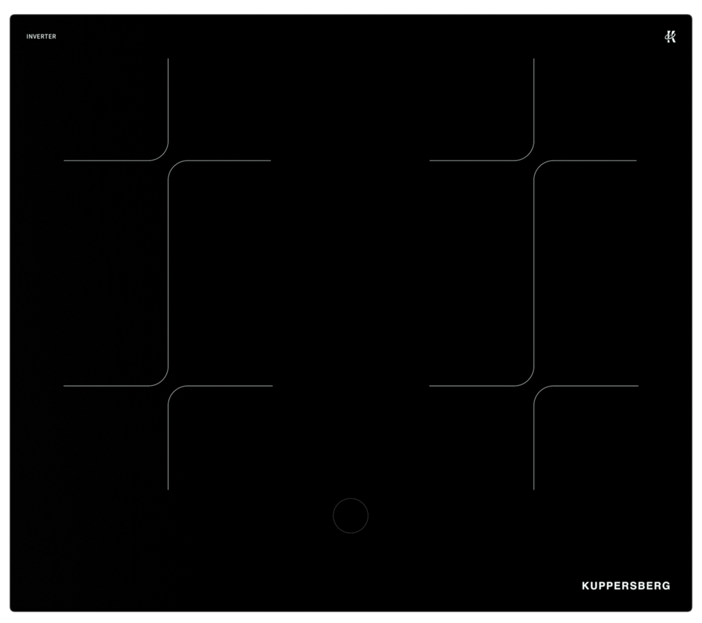 Детальное фото товара: Kuppersberg ICI 628 Black W индукционная поверхность