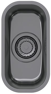 Фото товара: ALVEUS VARIANT MONARCH 110 ANTHRACITE, мойка, нерж. сталь, антрацит (в компл. с выпуском без сифона)